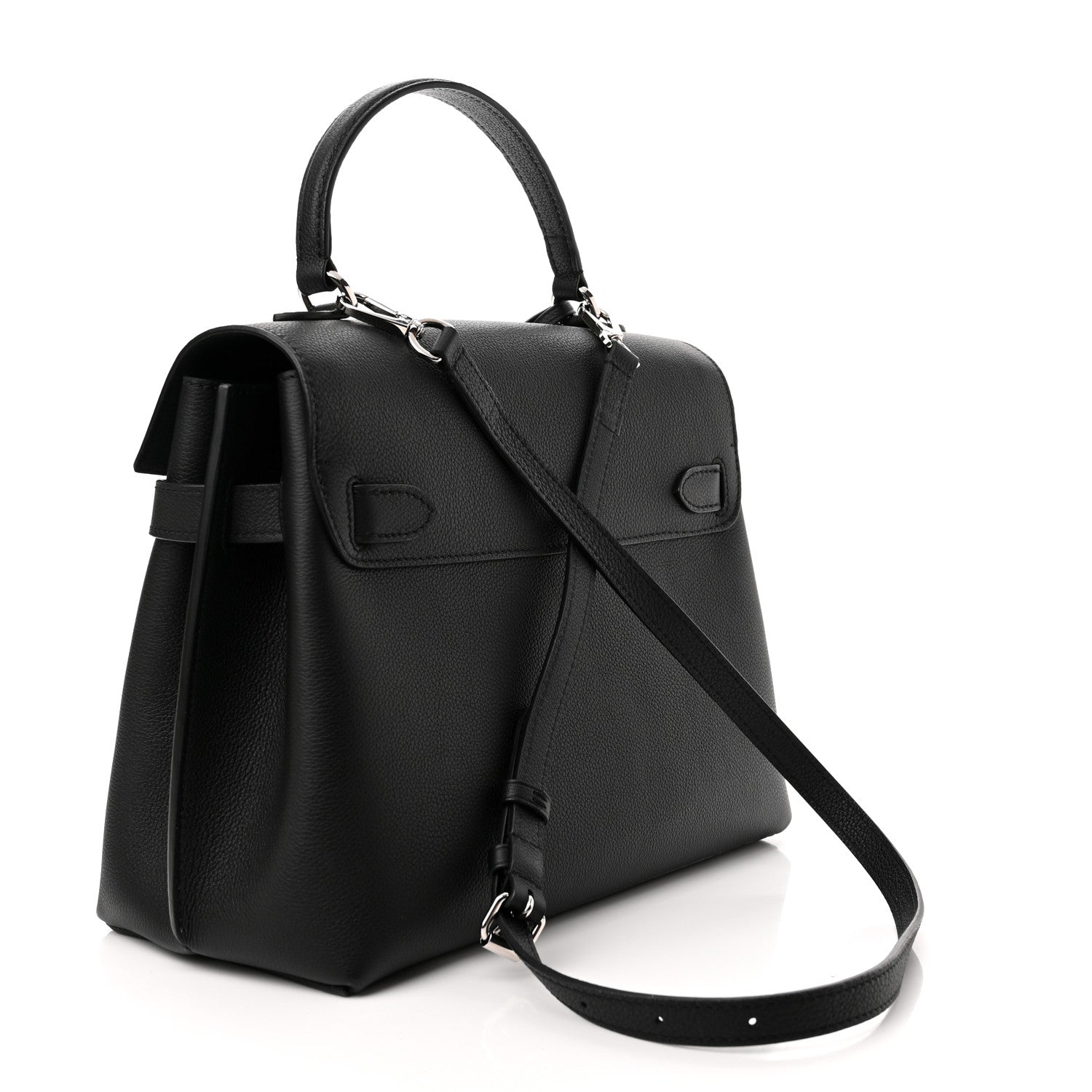Louis Vuitton Soft Calfskin Lockme Ever MM Black 3 of 9