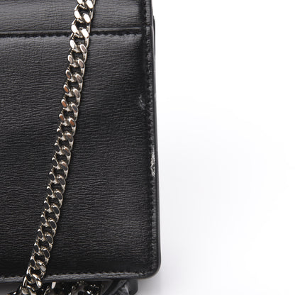 Saint Laurent Calfskin Monogram Sunset Chain Wallet Black 8 of 9