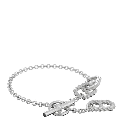 Hermes Sterling Silver PM Parade Bracelet ST 1 of 4