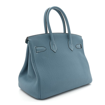 Hermes Togo Birkin 30 Blue Jean 3 of 13