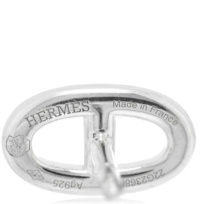 Hermes Sterling Silver TPM Farandole Earrings 4 of 5