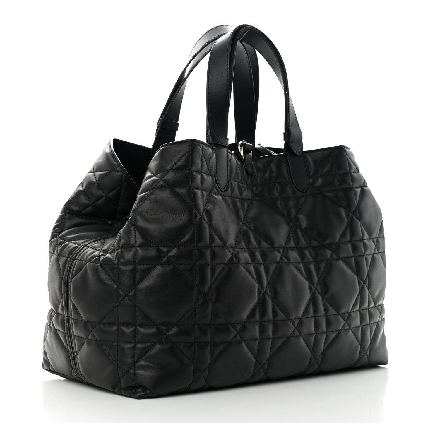 Calfskin Macrocannage Large Toujours Black