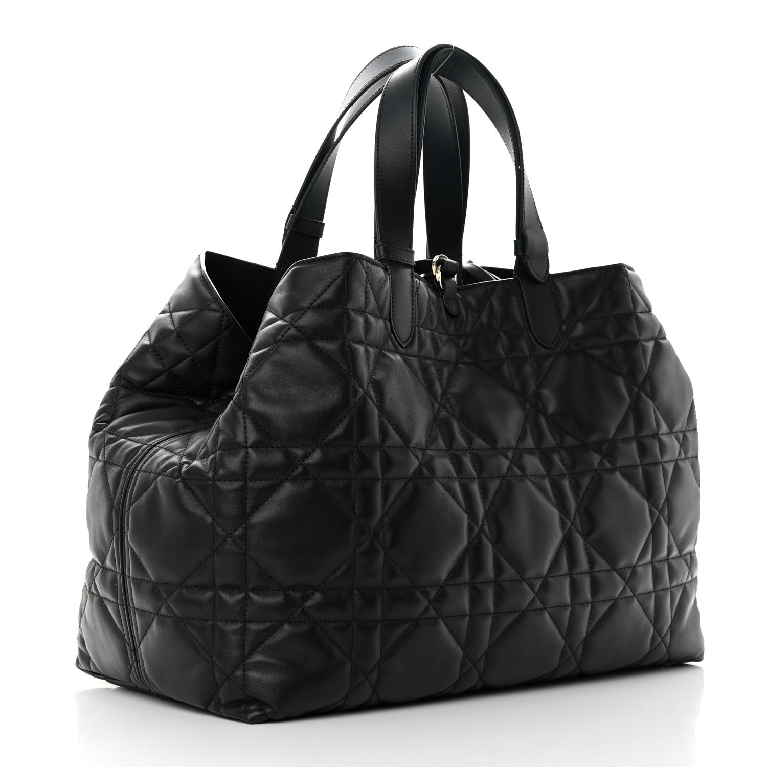 Christian Dior Calfskin Macrocannage Large Toujours Black 4 of 16