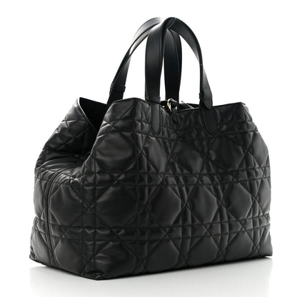 Christian Dior Calfskin Macrocannage Large Toujours Black 4 of 16