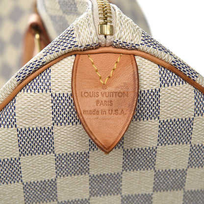 Louis Vuitton Damier Azur Speedy 35 6 of 9