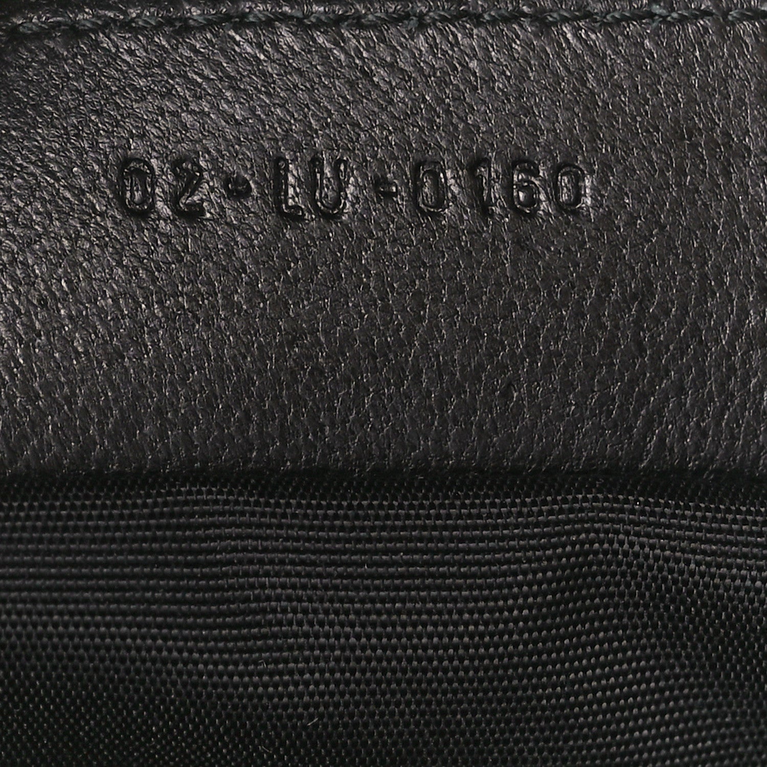 Christian Dior Lambskin Cannage Pouch Black 8 of 12
