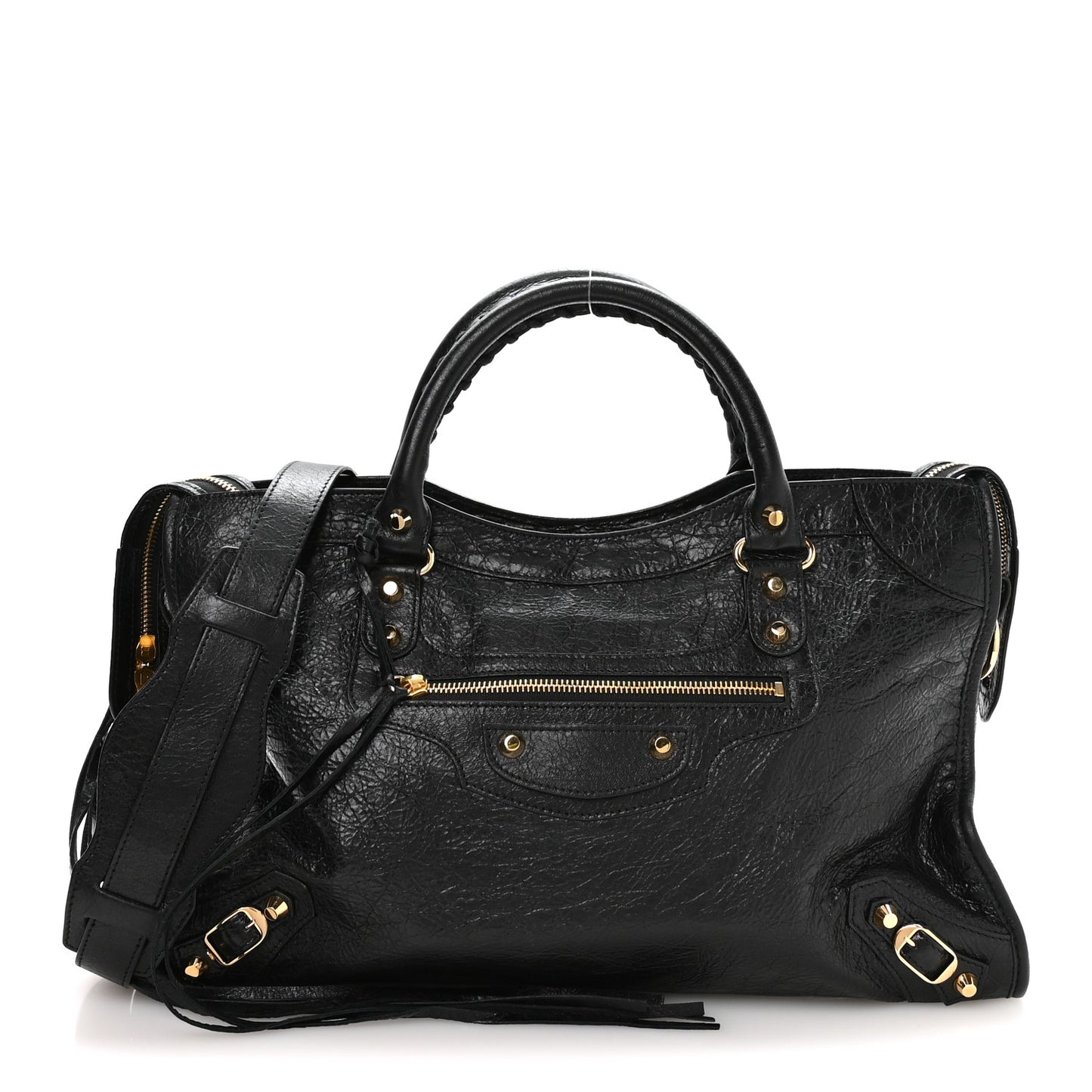 Agneau Classic Gold Hardware City Black