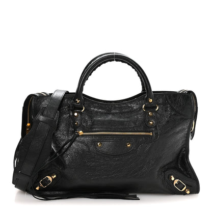 Balenciaga Agneau Classic Gold Hardware City Black 1 of 11