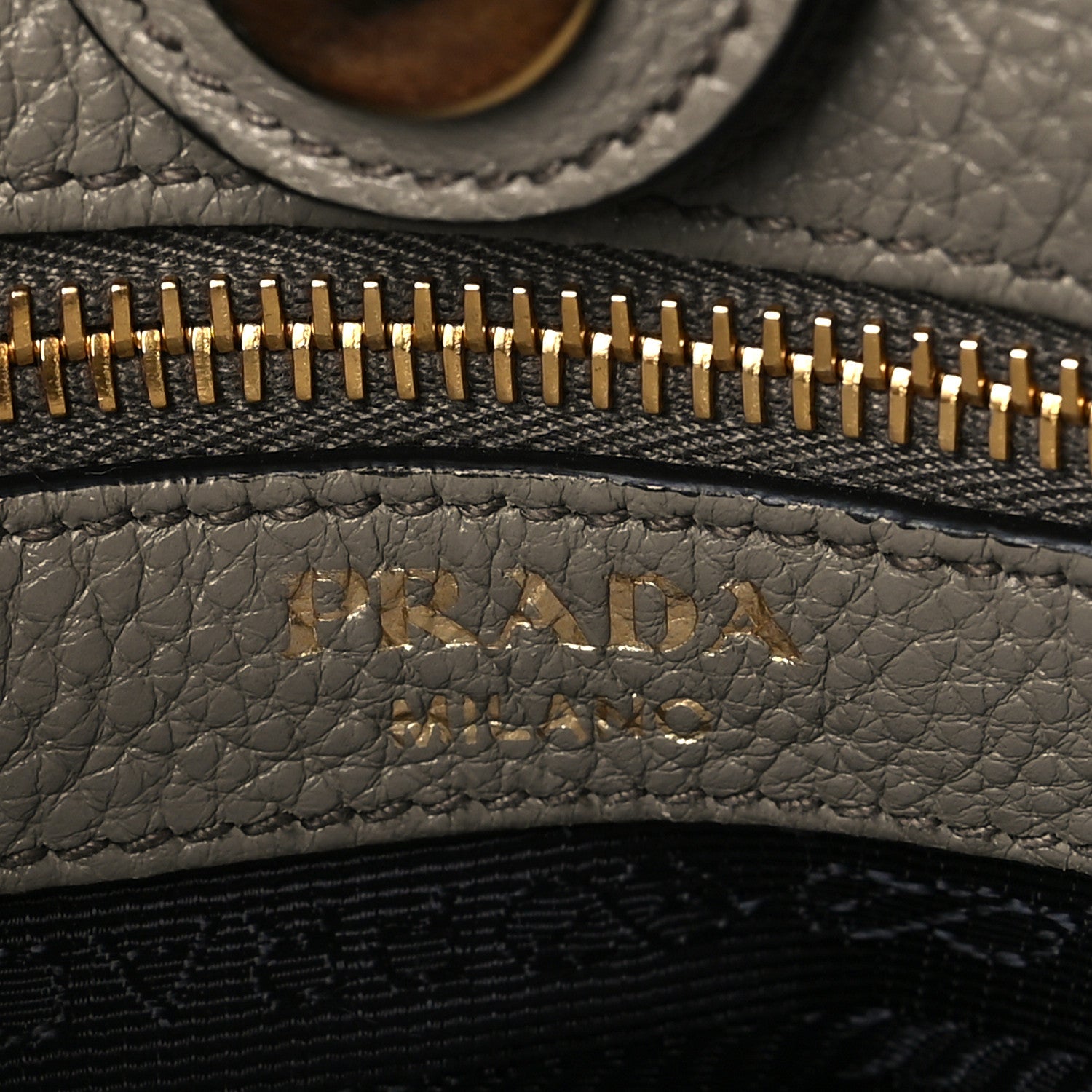 Prada Vitello Daino Double Strap Messenger Hobo Argilla 6 of 9
