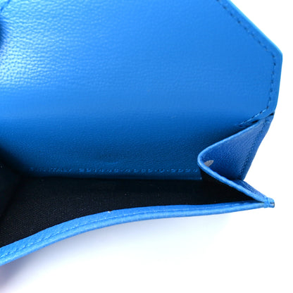 Balenciaga Calfskin Polka Dot Mini Papier Wallet Blue White 4 of 12