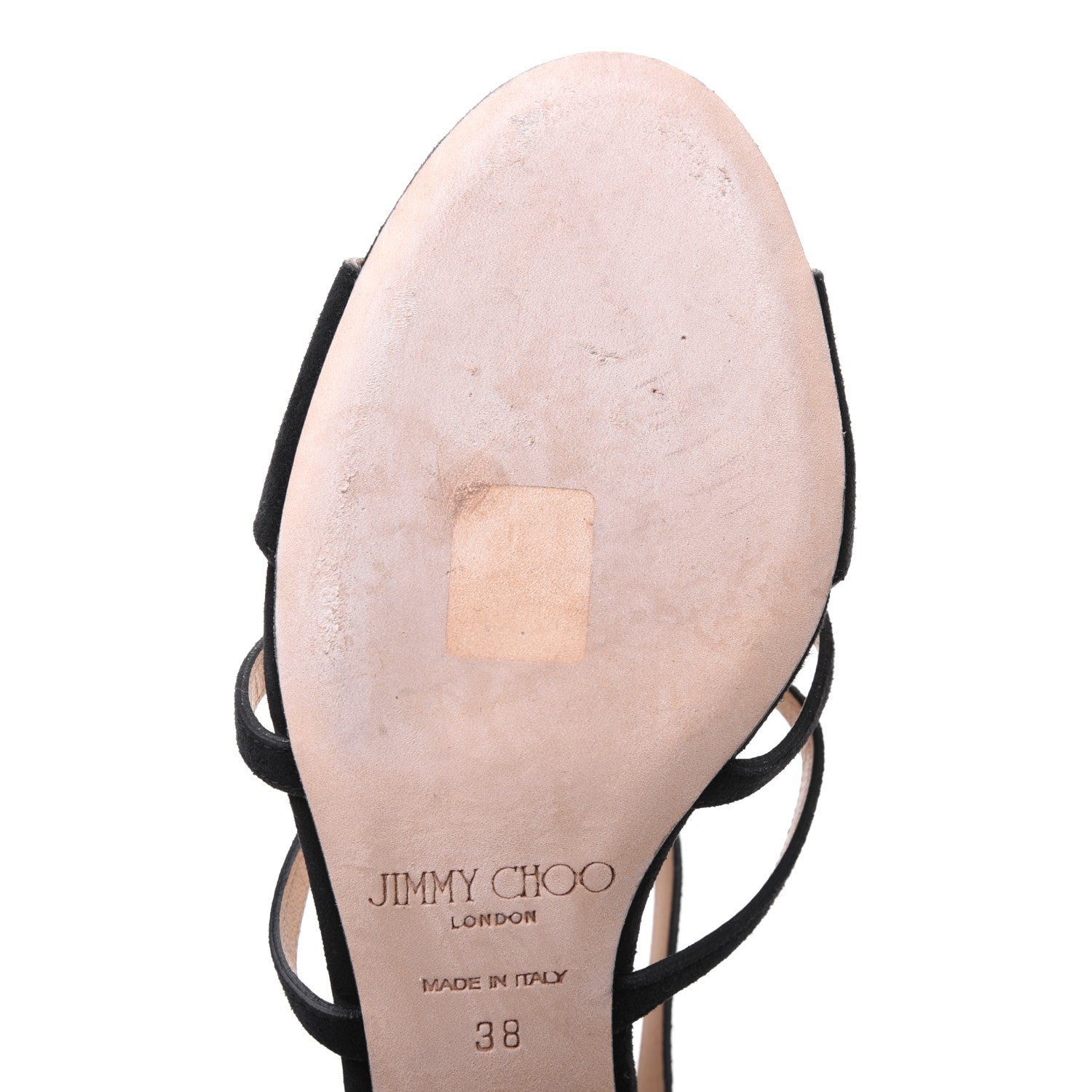 Jimmy Choo Suede Ren 35 Sandals 38 Black 11 of 13