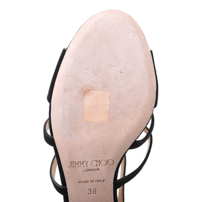 Jimmy Choo Suede Ren 35 Sandals 38 Black 11 of 13