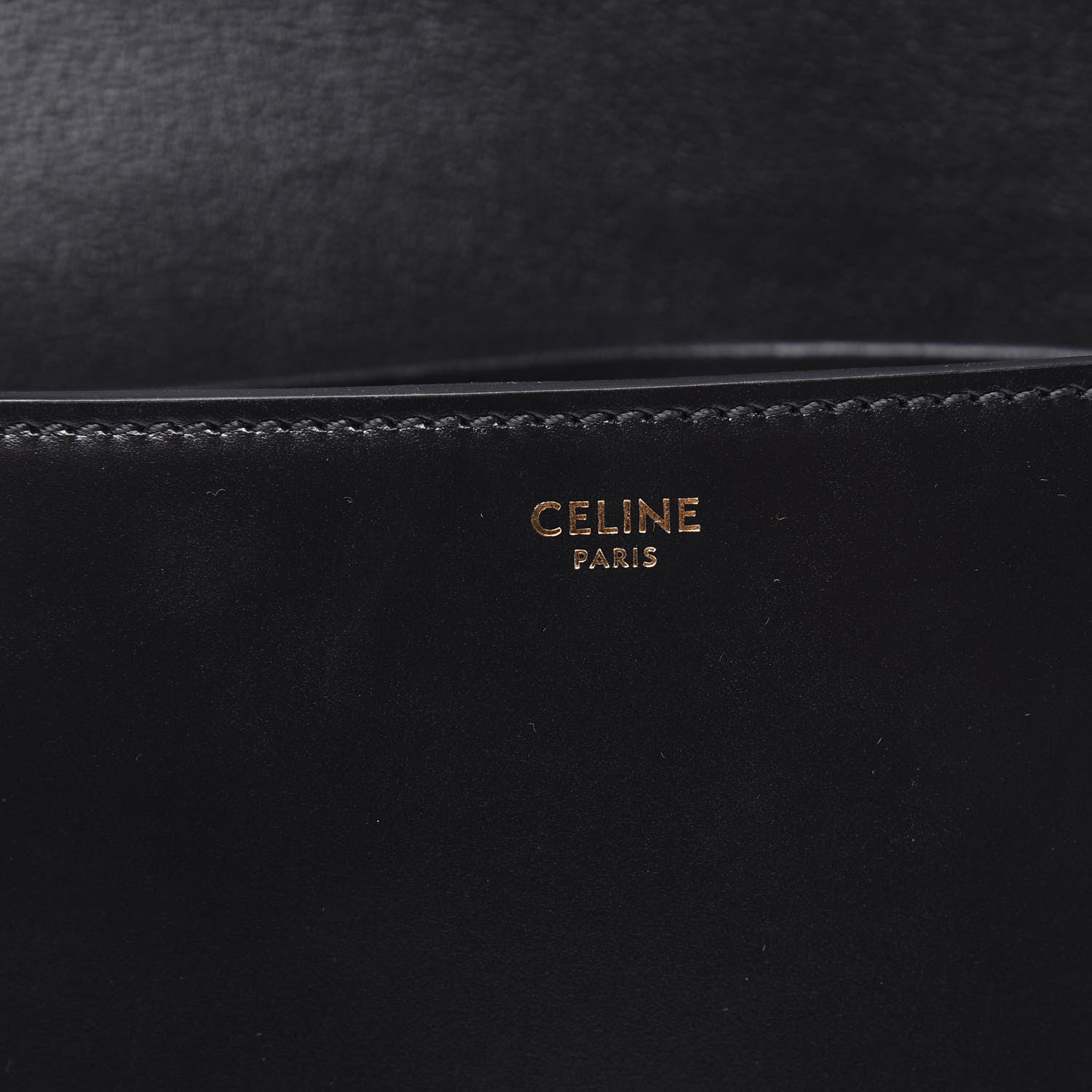 Celine Satinated Calfskin Medium Crecy Bag Black 5 of 9