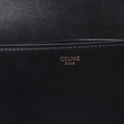 Celine Satinated Calfskin Medium Crecy Bag Black 5 of 9