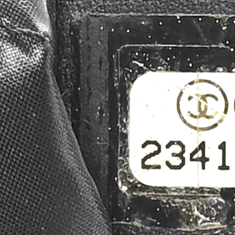 Nylon Cat Emoticon Tote Navy Silver