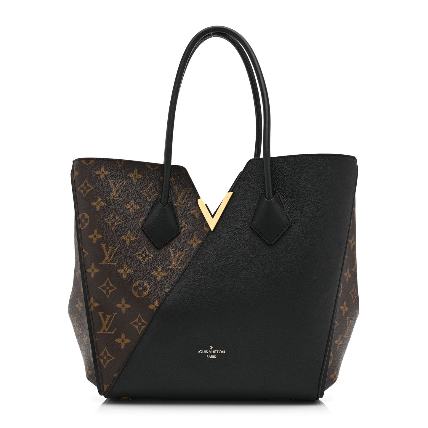Calfskin Monogram Kimono Tote Black