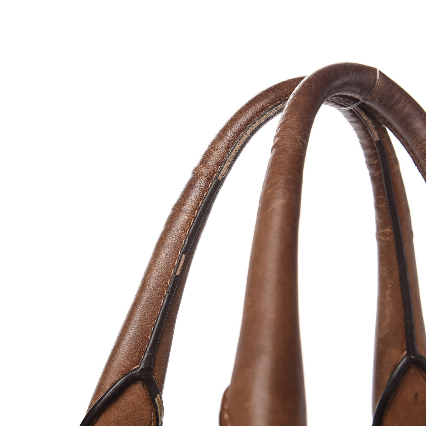Soft Calf Shopping Tote Brown
