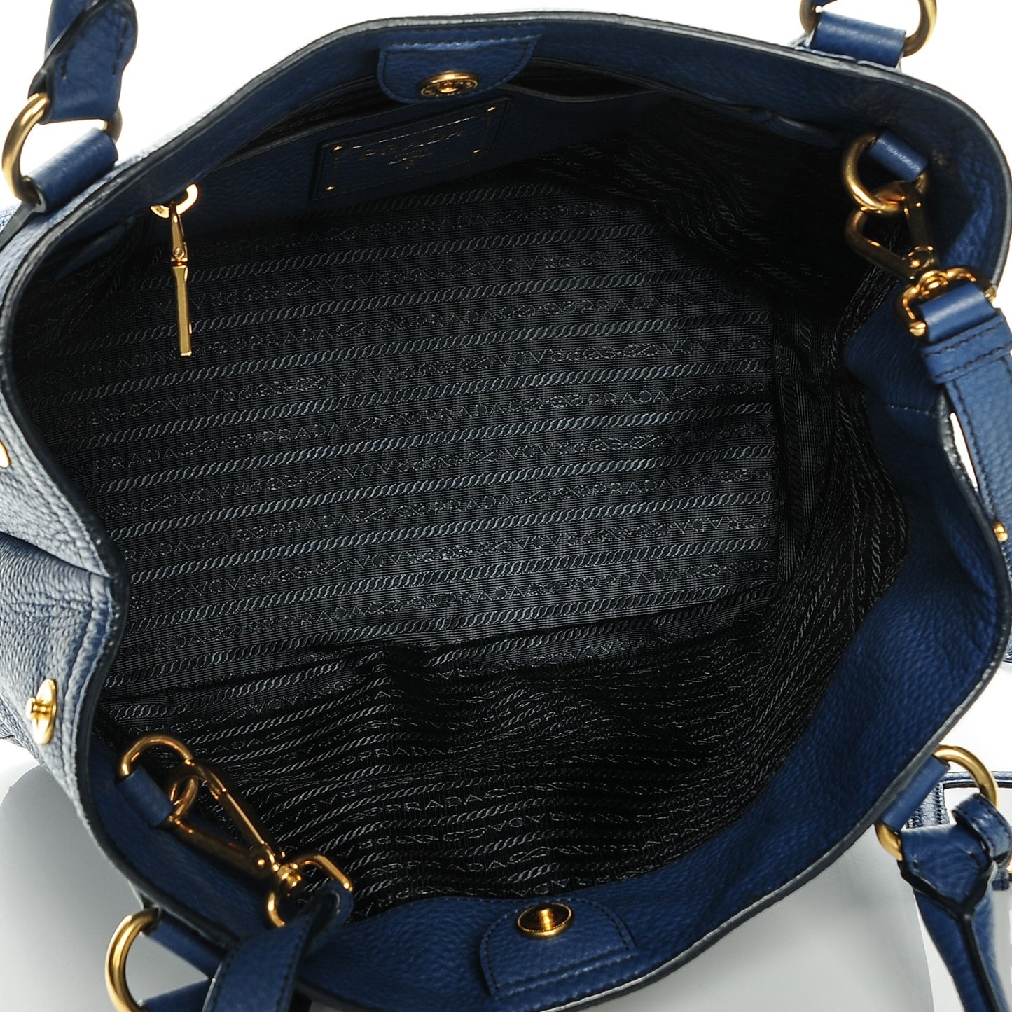 Vitello Daino Tote Bluette
