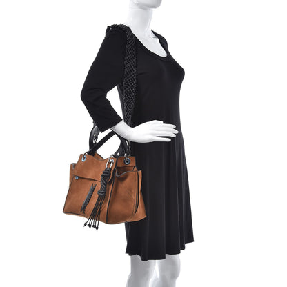 Proenza Schouler Suede Crochet Curl Satchel Wood 2 of 6