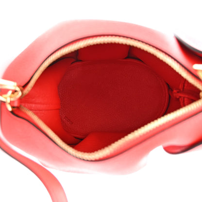 Loewe Calfskin Mini Elephant Crossbody Bag Scarlet Red 5 of 10