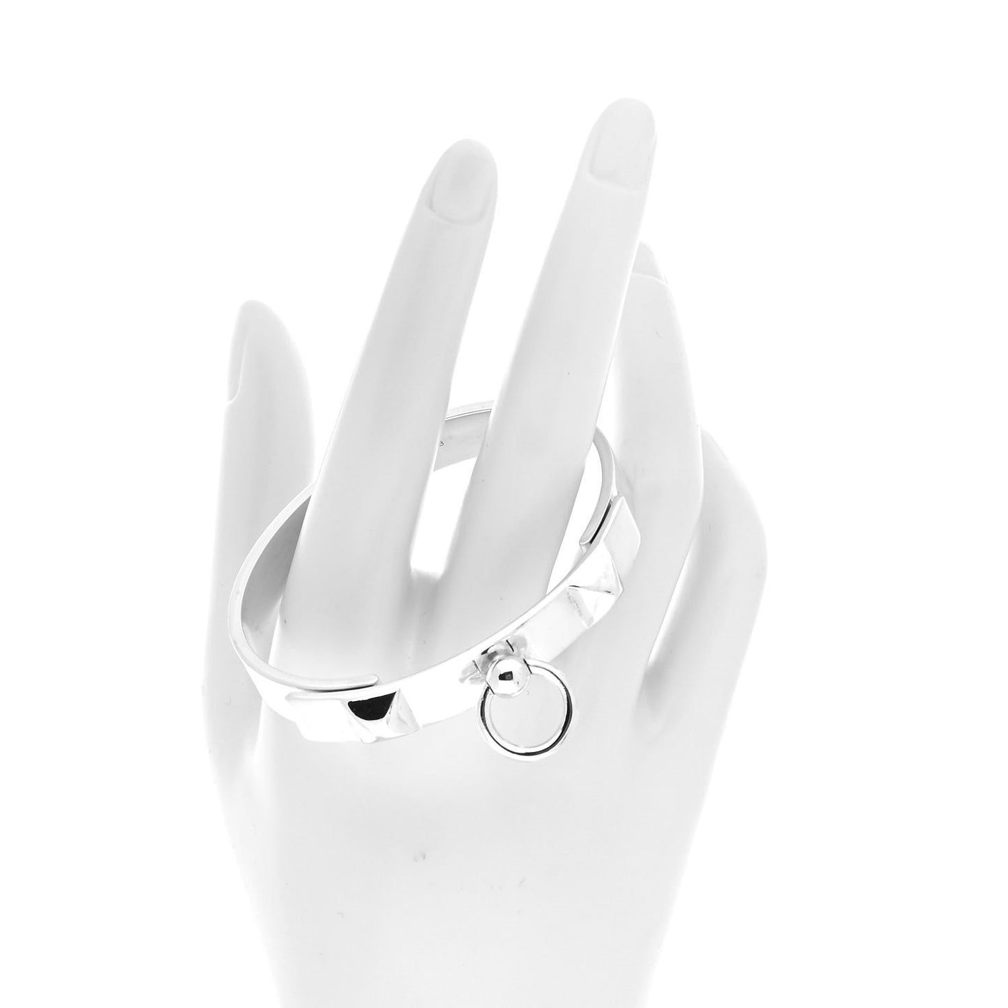 Sterling Silver PM Collier De Chien Bracelet ST