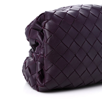 Bottega Veneta Nappa Maxi Intrecciato The Pouch Oversized Clutch Grape 8 of 9