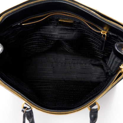 Prada Saffiano Large Galleria Double Zip Tote Black 5 of 12
