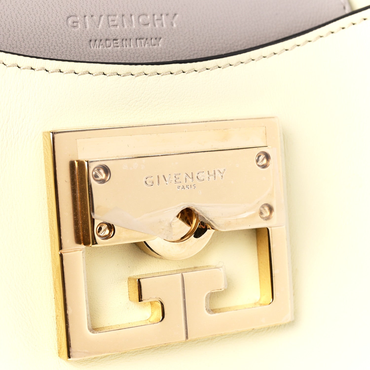 Givenchy Calfskin Mini Mystic Shoulder Bag Pale Yellow 7 of 12