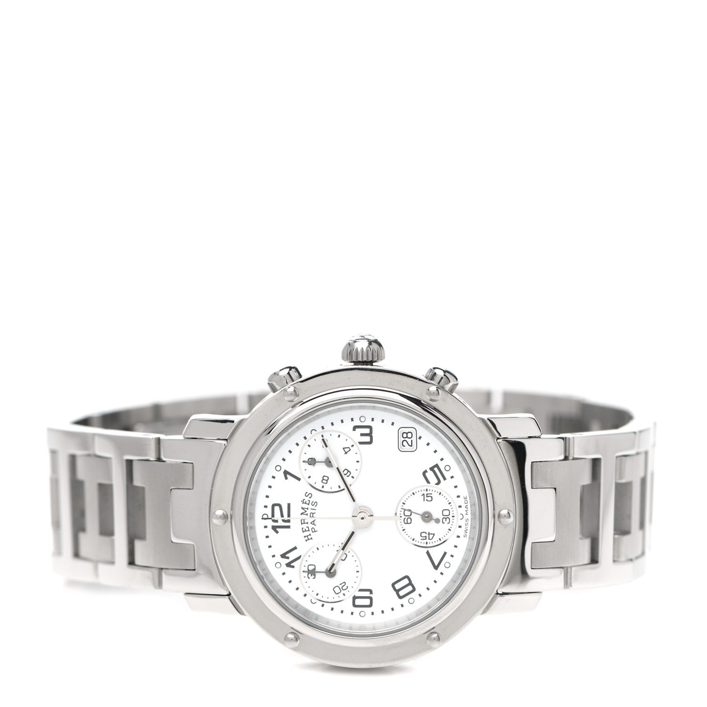 Stainless Steel 31mm Clipper Chronograph Quartz Watch