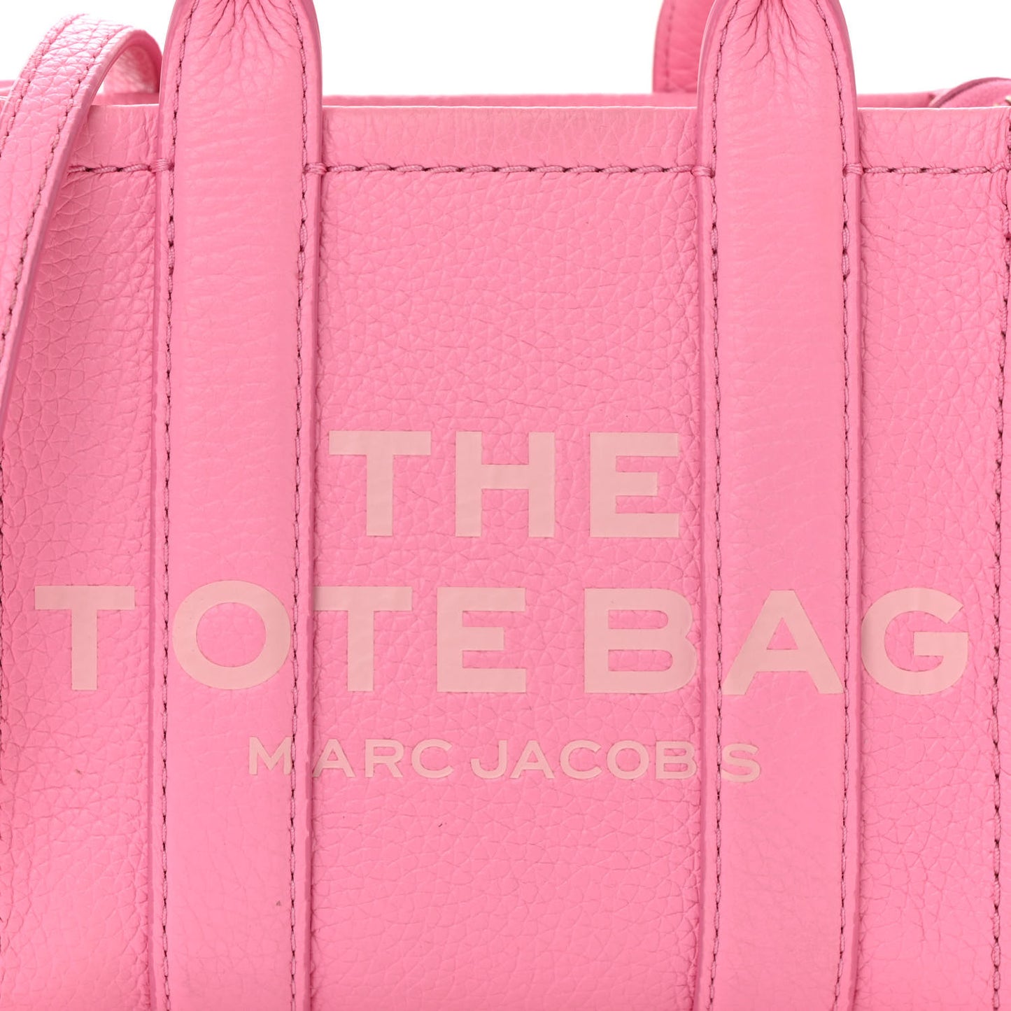 Grained Calfskin Mini The Tote Bag Petal Pink