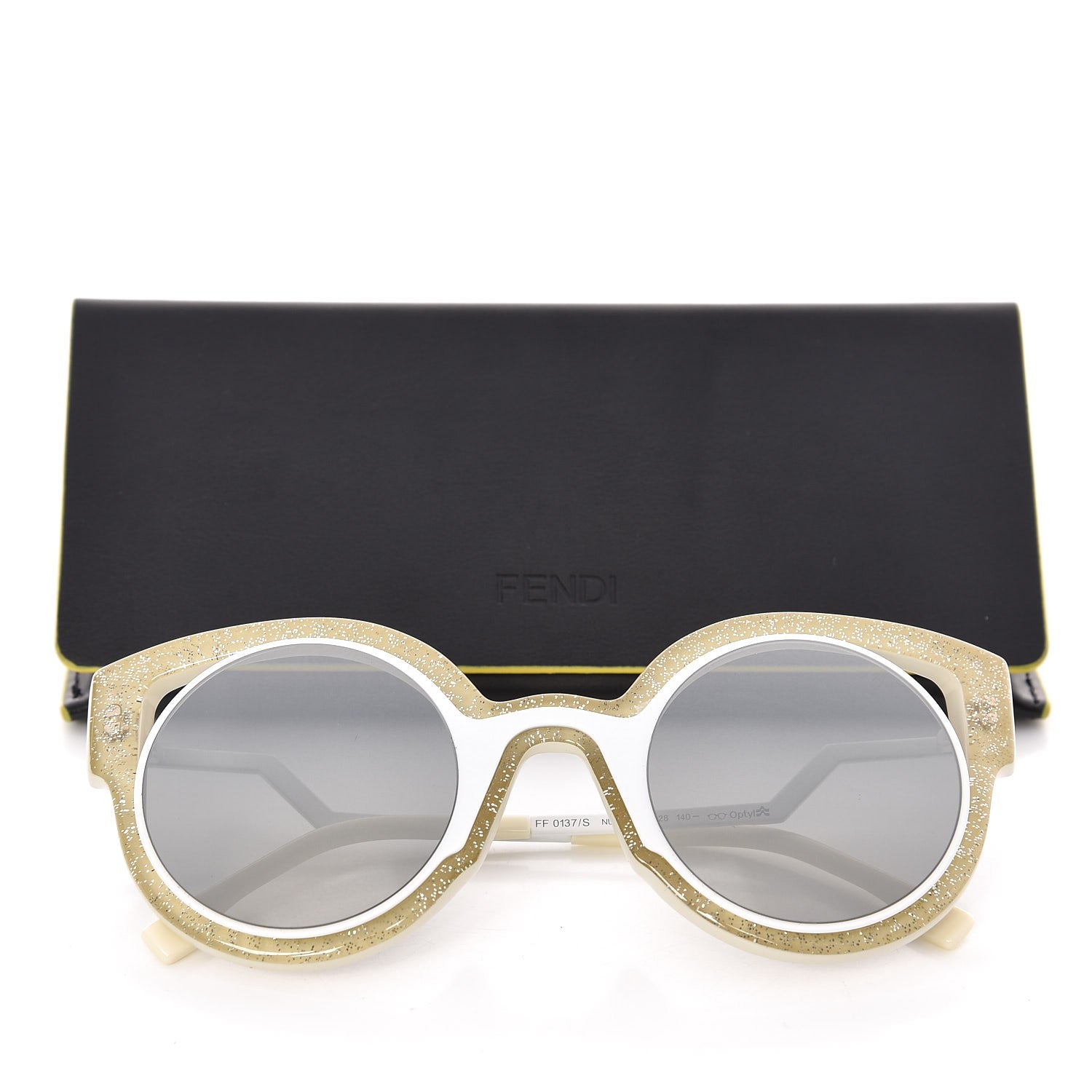Fendi Paradeyes Sunglasses FF 0137/S White Gold 7 of 7