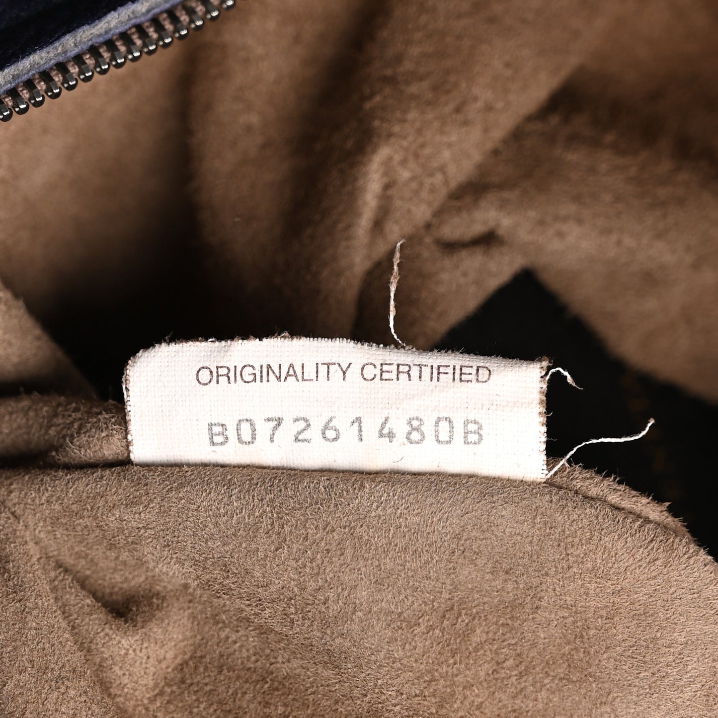 Washed Cervo Deerskin Hobo Denim