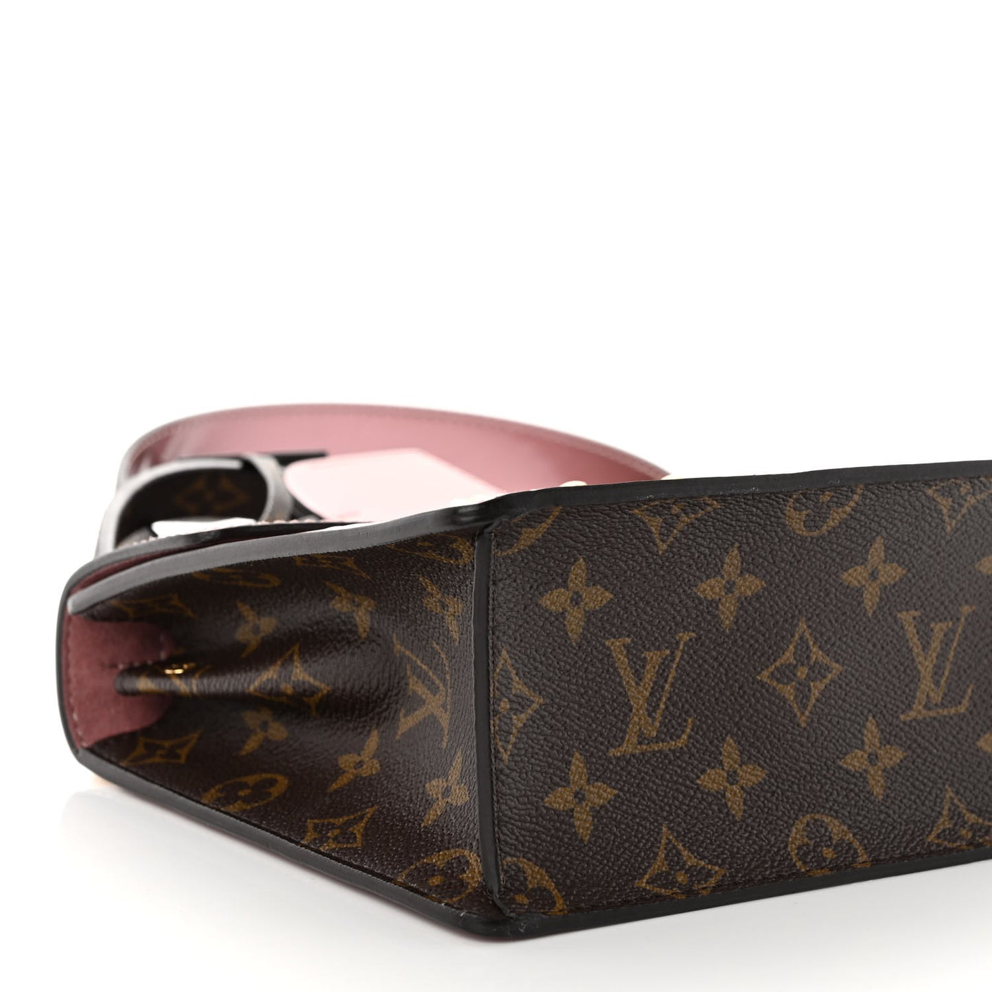 Louis Vuitton Vernis Monogram Spring Street Rose Pale Metallise Rose Ballerine