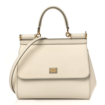 Dolce & Gabbana Dauphine Miss Sicily Satchel White 1 of 8