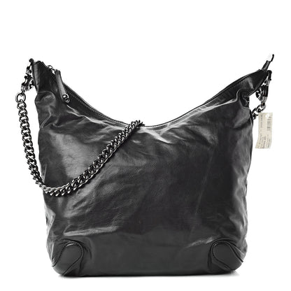Gucci Calfskin Medium Galaxy Hobo Black 1 of 10