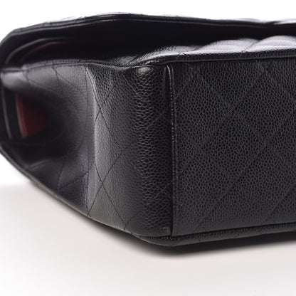Chanel Caviar Quilted Maxi Double Flap Black 13 of 15
