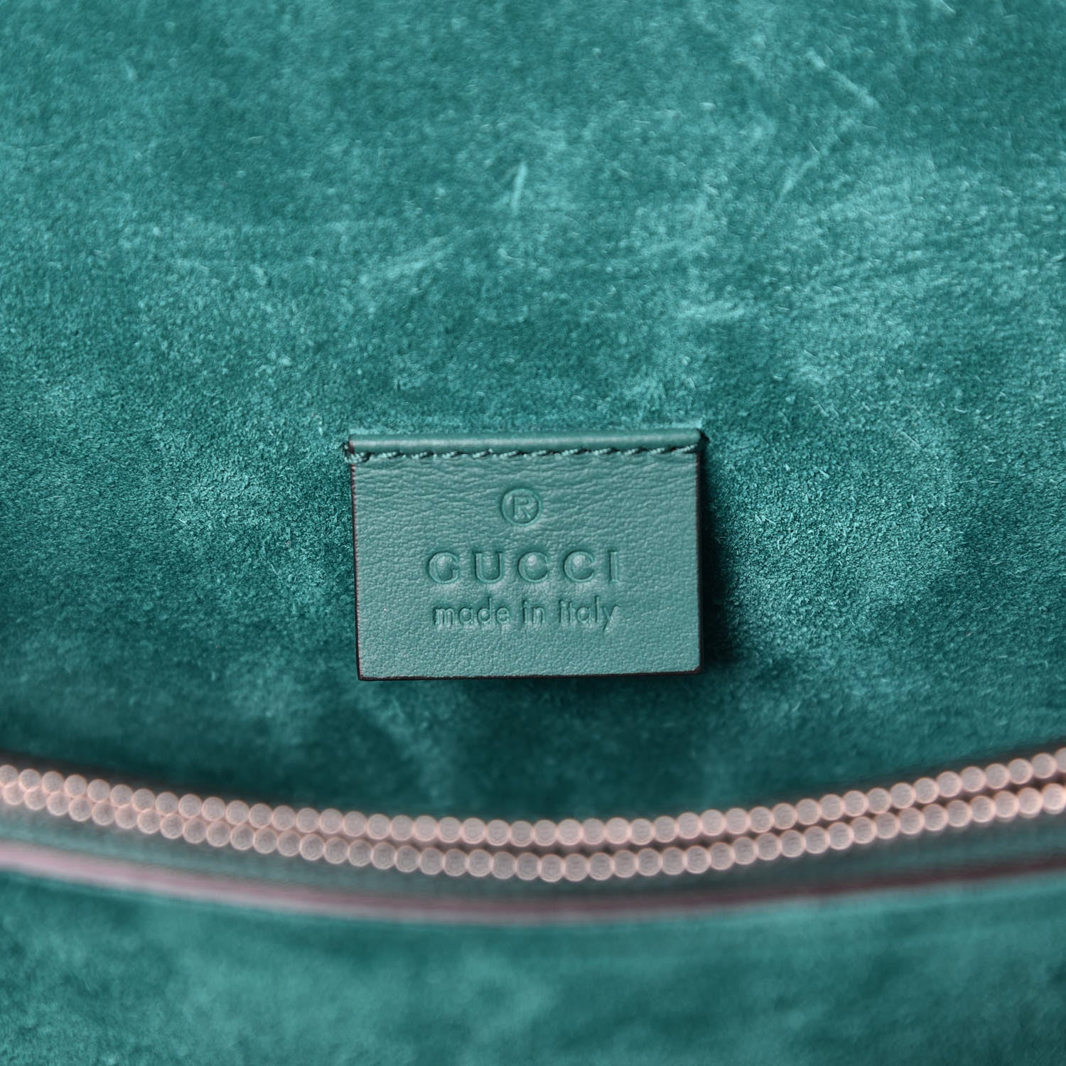 Gucci GG Supreme Monogram Embroidered Medium Dionysus Shoulder Bag Emerald 8 of 11