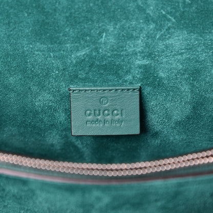 Gucci GG Supreme Monogram Embroidered Medium Dionysus Shoulder Bag Emerald 8 of 11