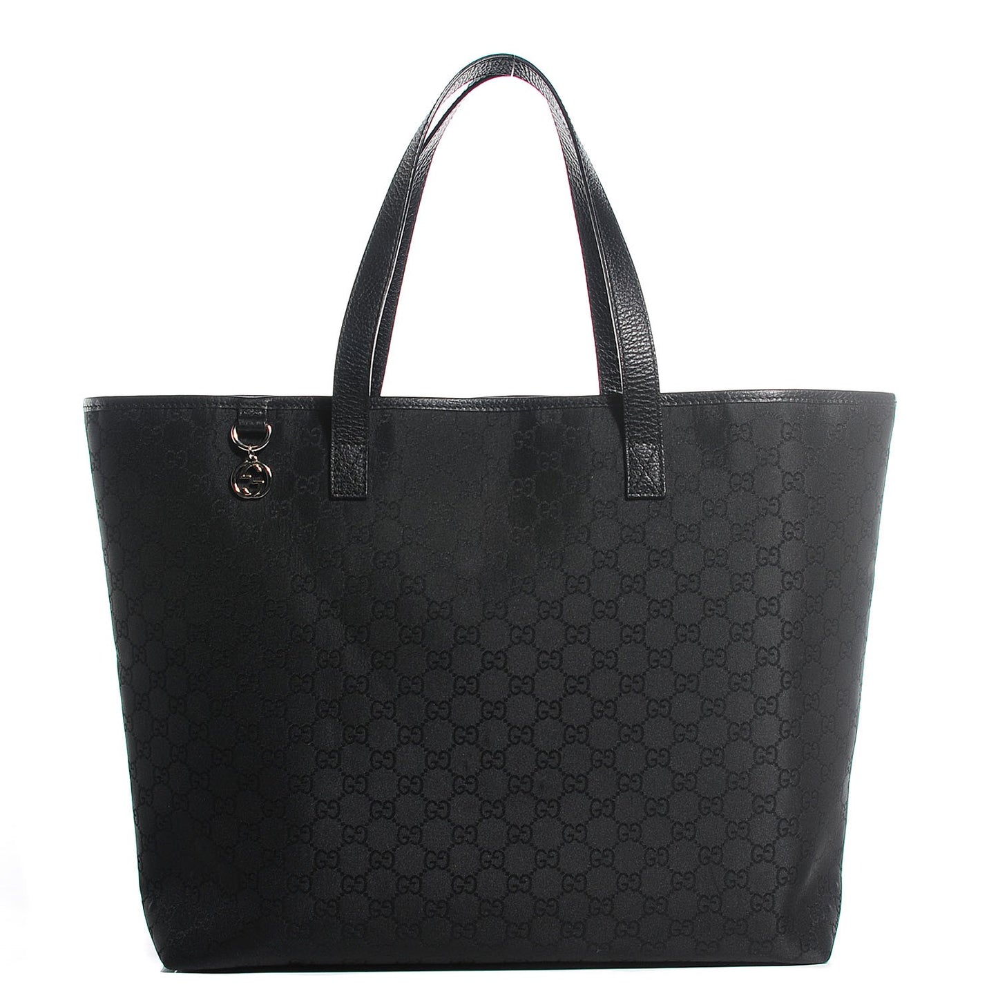 Nylon Monogram Large Tote Black