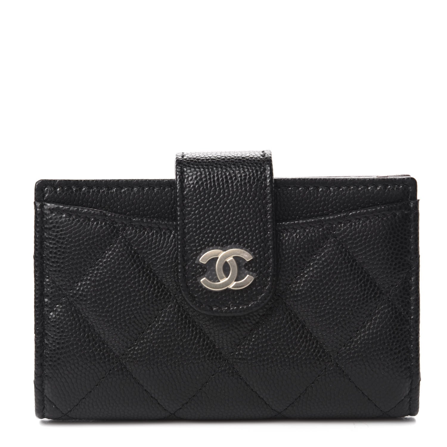 Chanel Caviar Quilted Small Classic Wallet Black 1 of 9