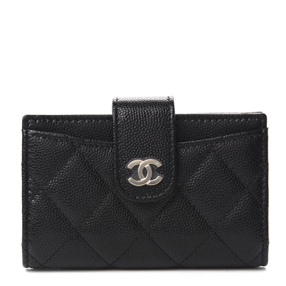 Chanel Caviar Quilted Small Classic Wallet Black 1 of 9