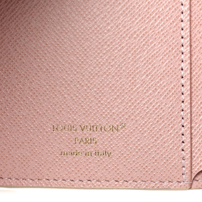Louis Vuitton Damier Azur Victorine Wallet Rose Ballerine 6 of 6