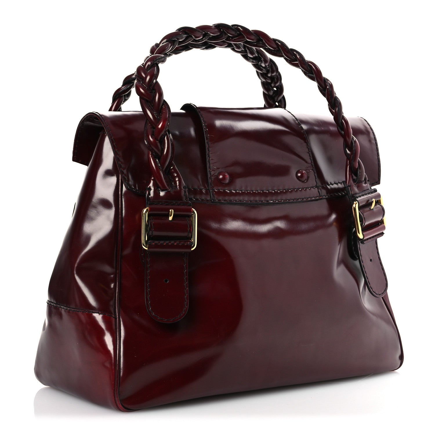 Valentino Garavani Patent Large Histoire Rubin 3 of 11