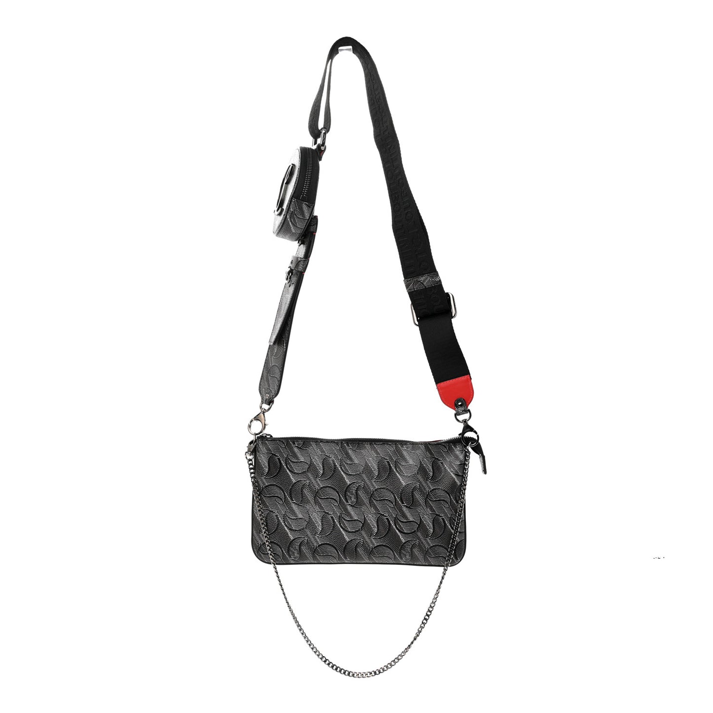 Toile Monogram Loubila Chain Hybrid Crossbody Black