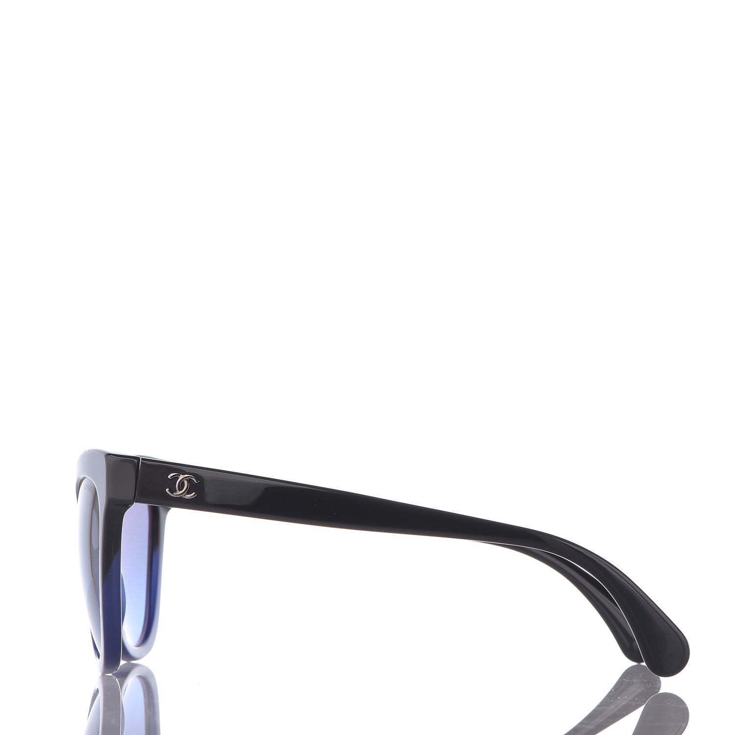 Chanel Acetate CC Cat Eye Summer Sunglasses 5350 Black 3 of 7