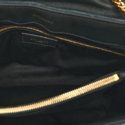 Saint Laurent Suede Y Quilted Monogram Medium Loulou Chain Satchel 7 of 11