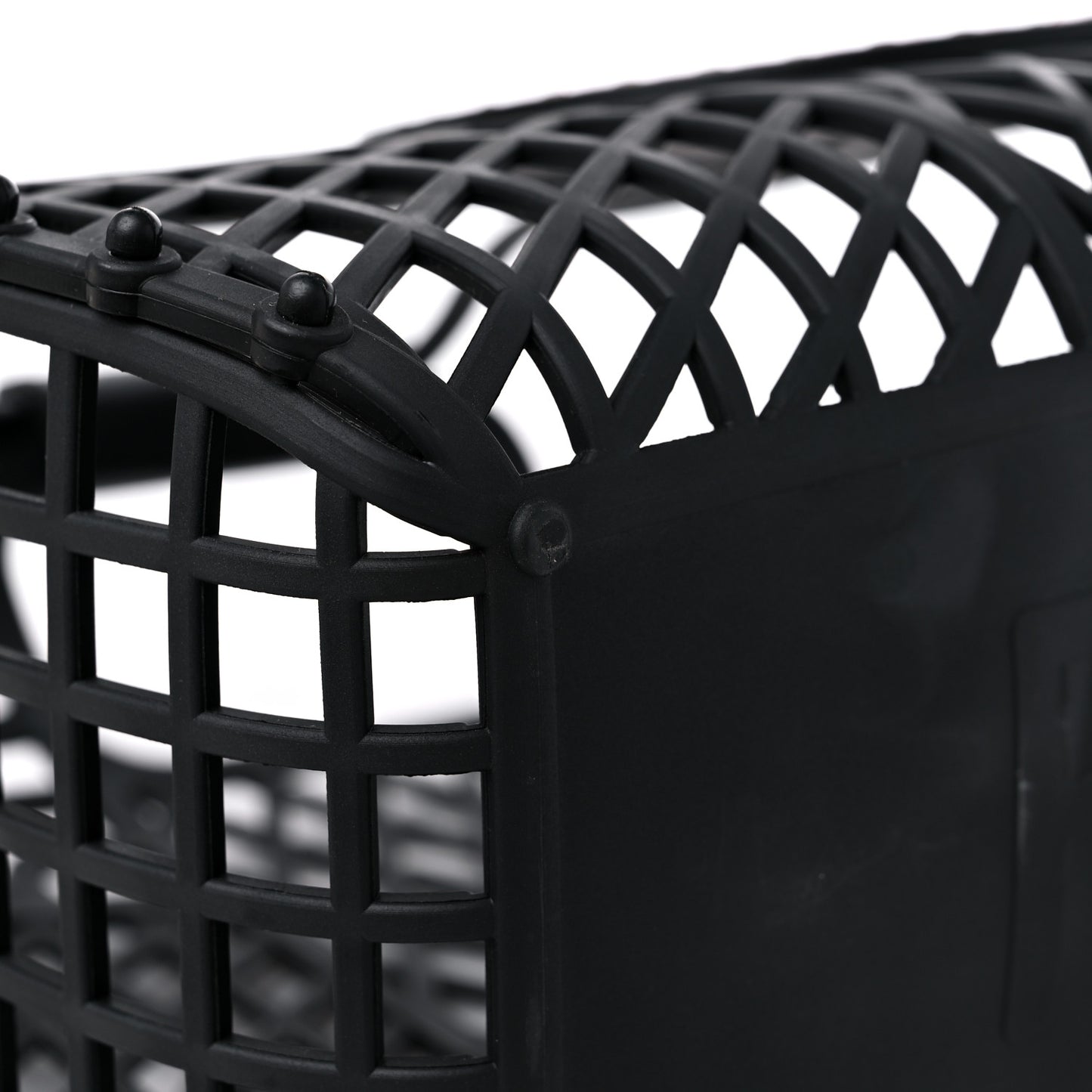 Recycled Plastic Vitello Liberty Matte Medium Fendi Basket Black Miele Scuro