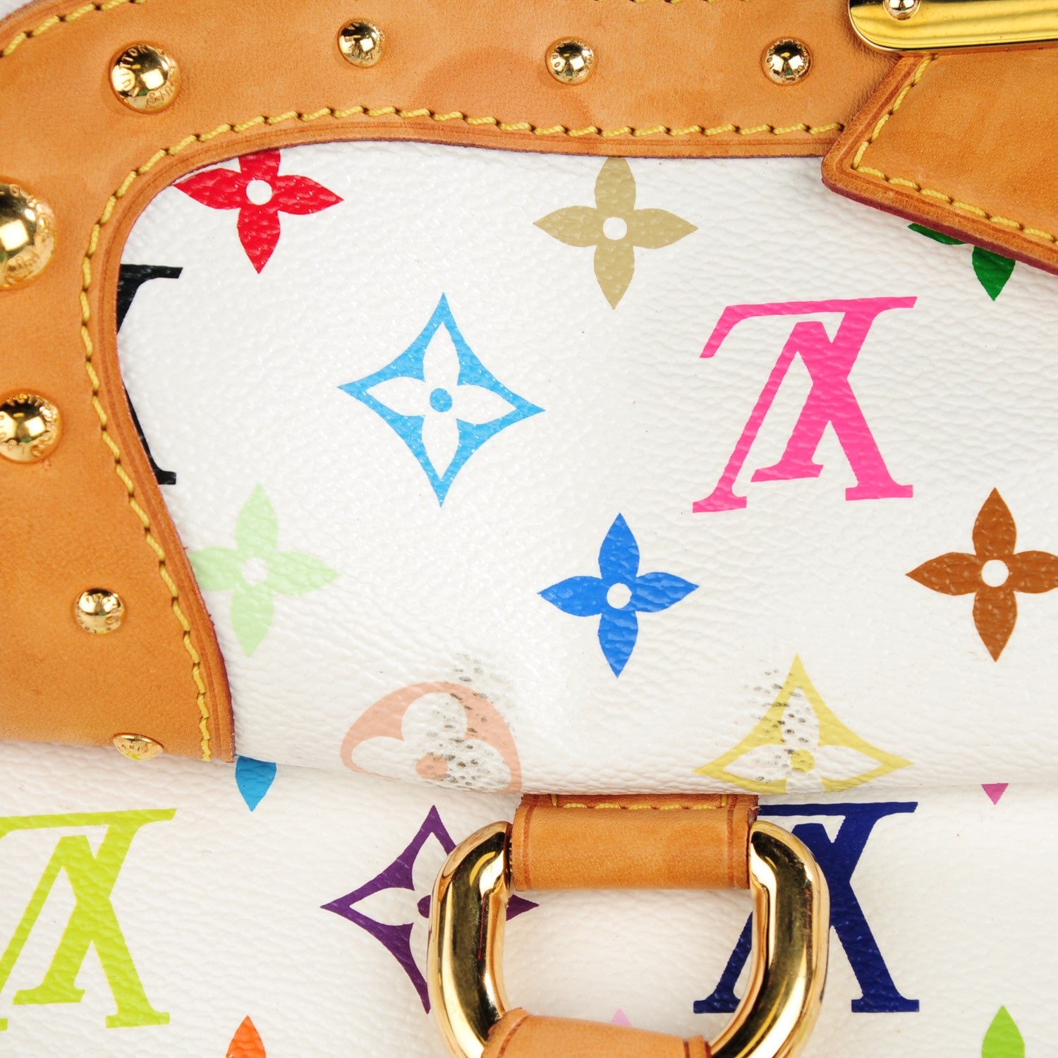 Louis Vuitton Monogram Multicolor Rita White 9 of 9