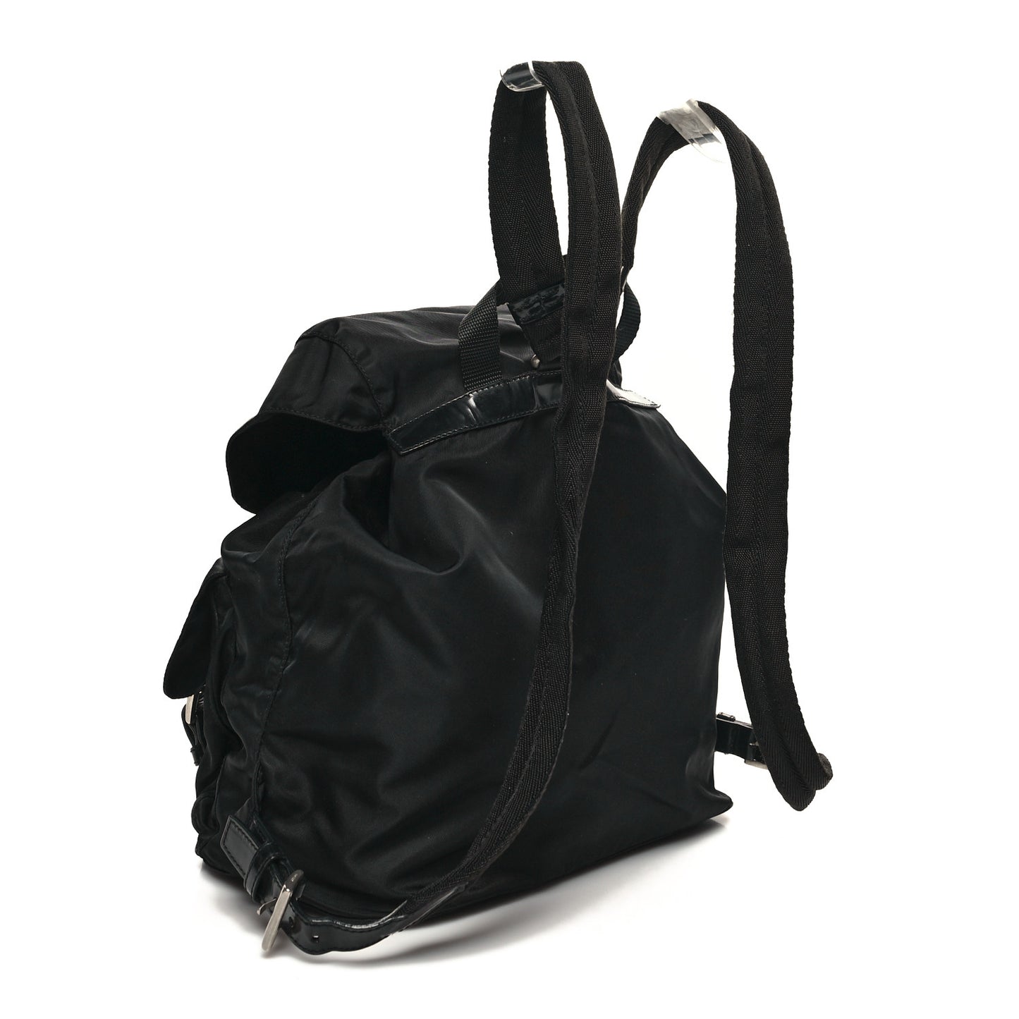 Nylon Vela Medium Backpack Black