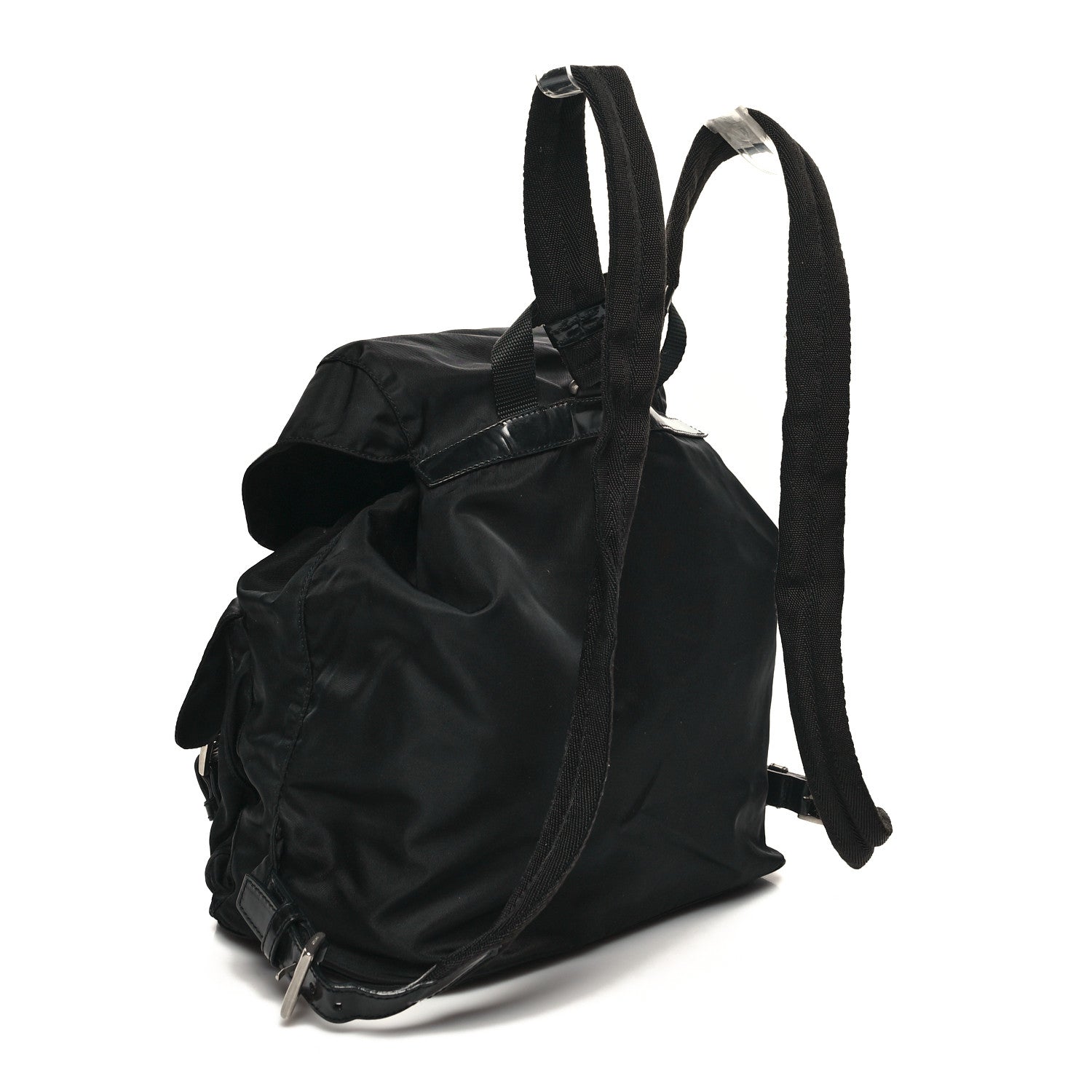 Prada Nylon Vela Medium Backpack Black 3 of 11